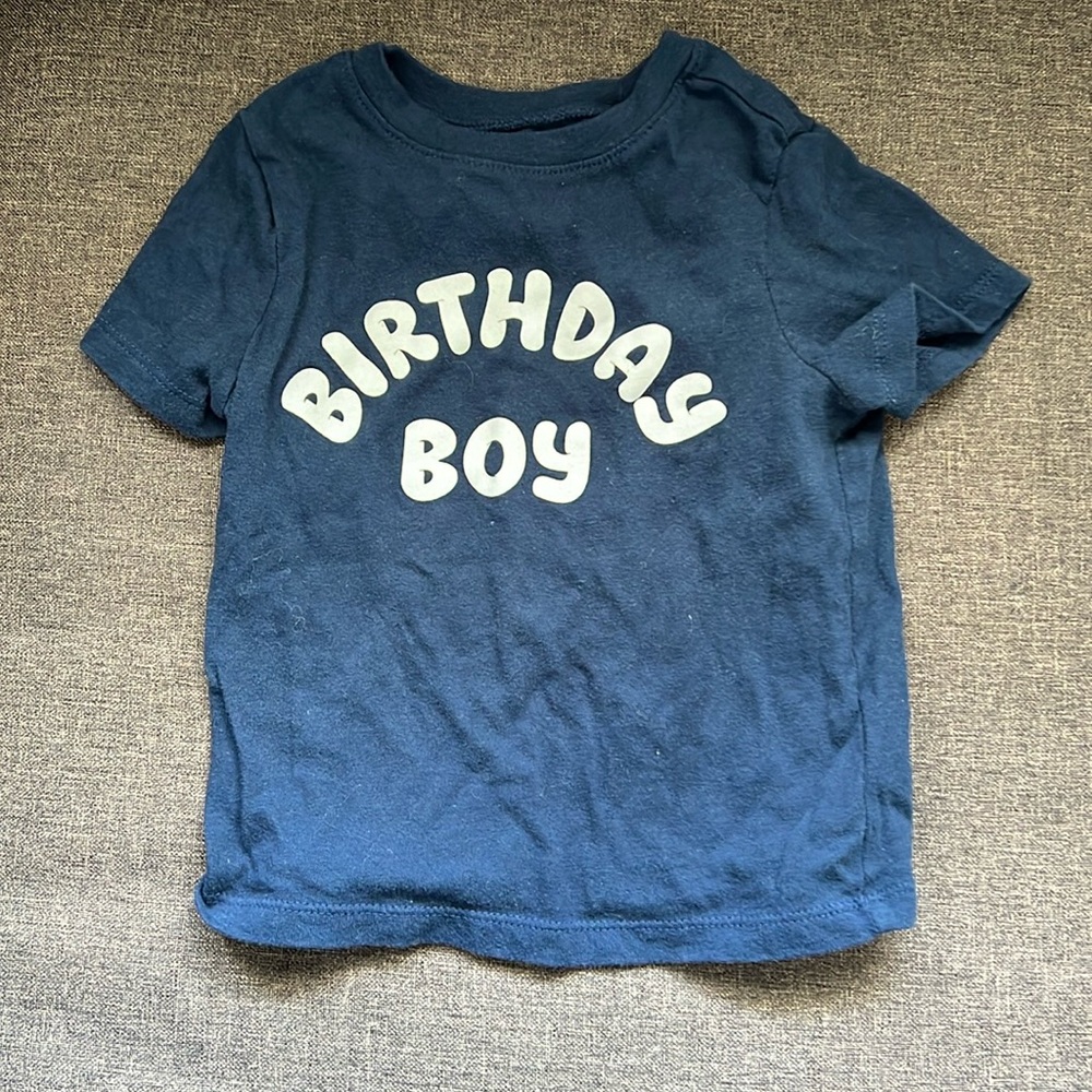 2T Navy “Birthday Boy” T-shirt